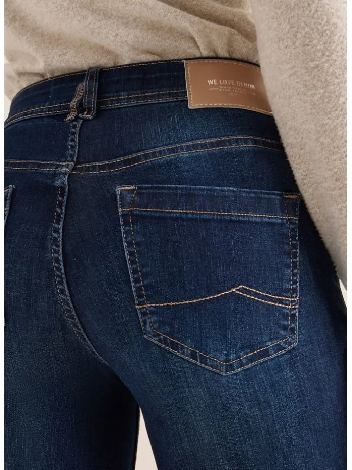 Jeans - Bootcut fit - in Dunkelblau