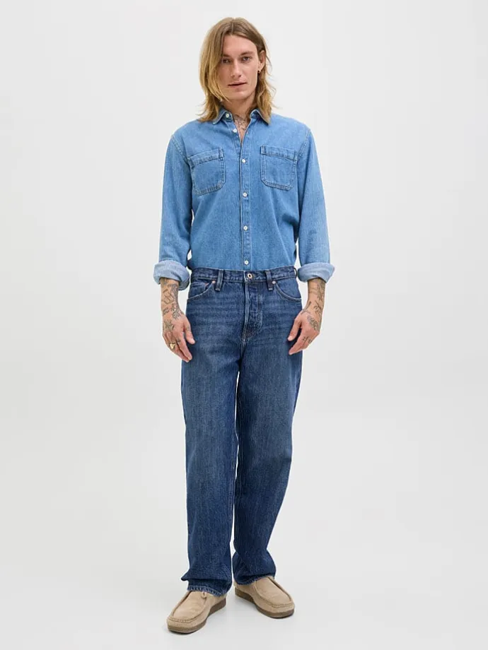 Jeans - Comfort fit - in Blau