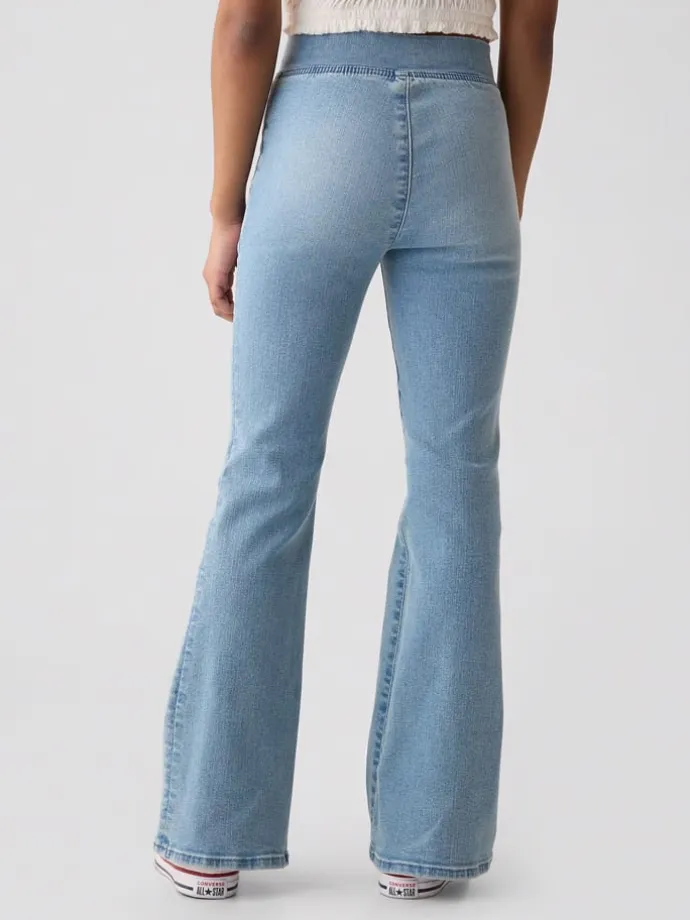 Jeans - Flare fit - in Hellblau