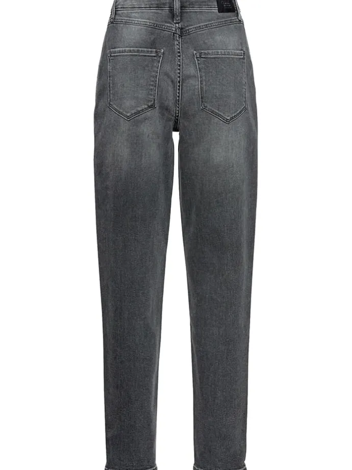 Jeans - Mom fit - in Anthrazit