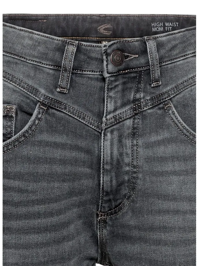 Jeans - Mom fit - in Anthrazit