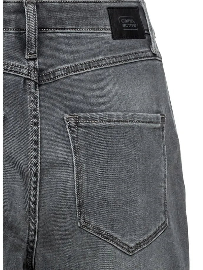 Jeans - Mom fit - in Anthrazit