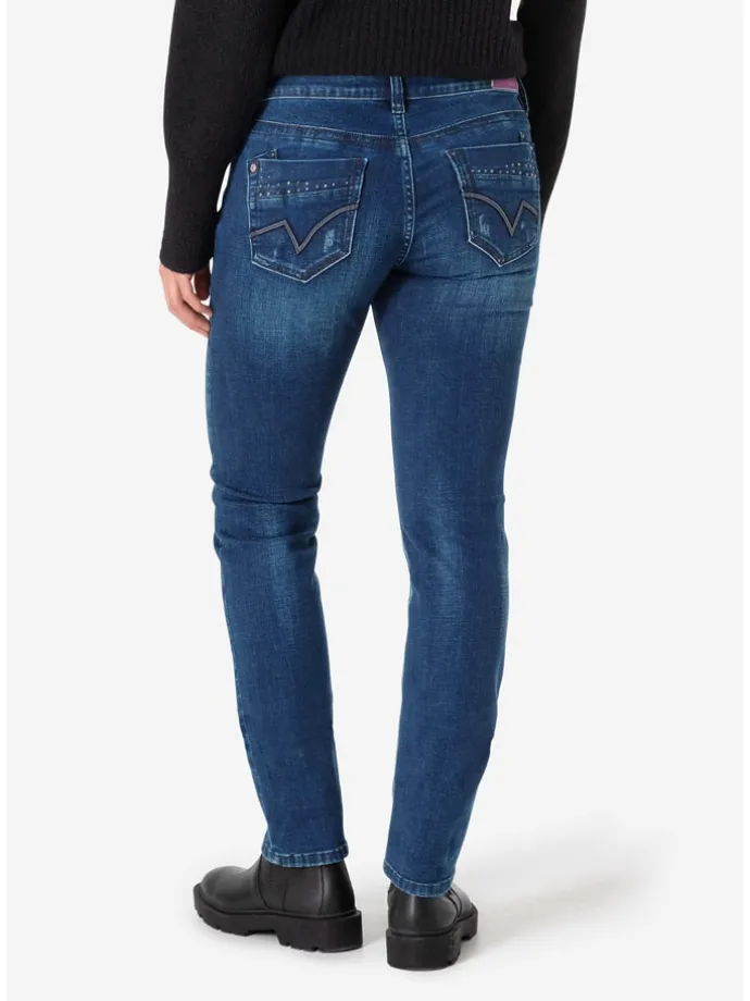 Jeans - Slim fit - in Dunkelblau
