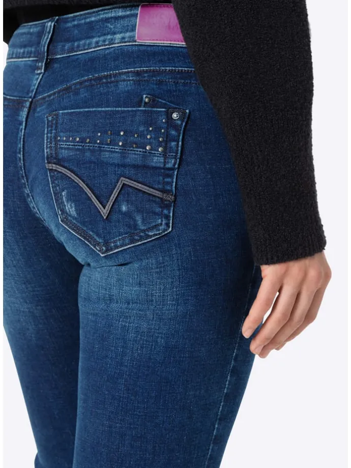 Jeans - Slim fit - in Dunkelblau