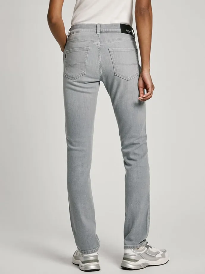 Jeans - Slim fit - in Hellgrau