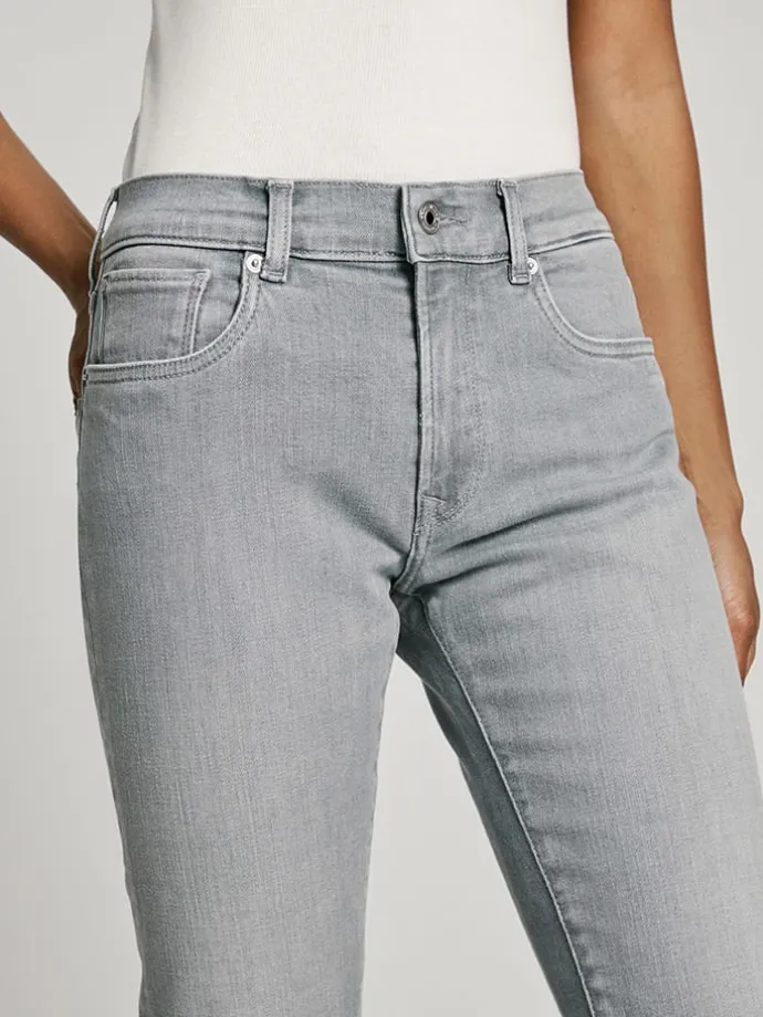 Jeans - Slim fit - in Hellgrau