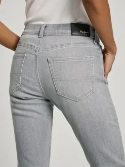 Jeans - Slim fit - in Hellgrau