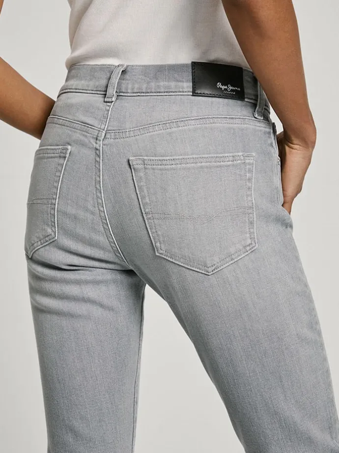 Jeans - Slim fit - in Hellgrau