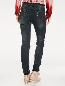 Jeans - Slim fit - in Schwarz
