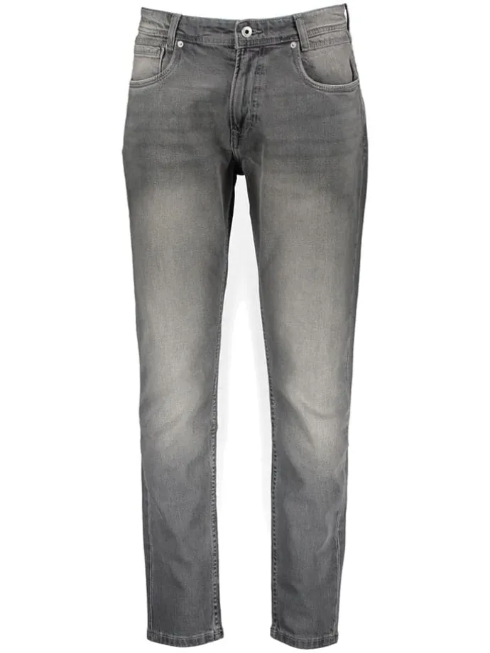 Jeans - Tapered fit - in Anthrazit