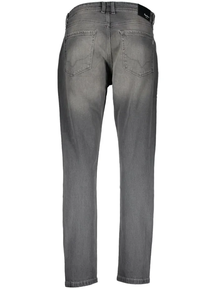 Jeans - Tapered fit - in Anthrazit