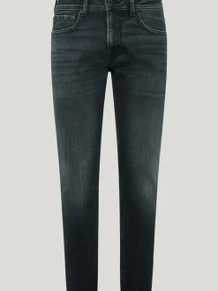 Jeans - Tapered fit - in Anthrazit