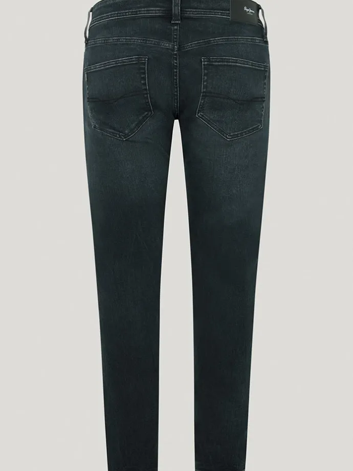 Jeans - Tapered fit - in Anthrazit