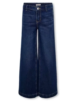 Jeans - Wide leg - in Dunkelblau