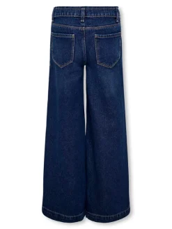 Jeans - Wide leg - in Dunkelblau