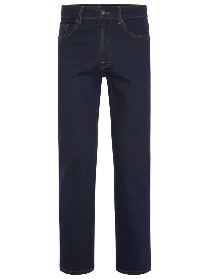 Jeans aus stretchigem Baumwollmix in Blau