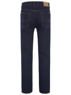 Jeans aus stretchigem Baumwollmix in Blau