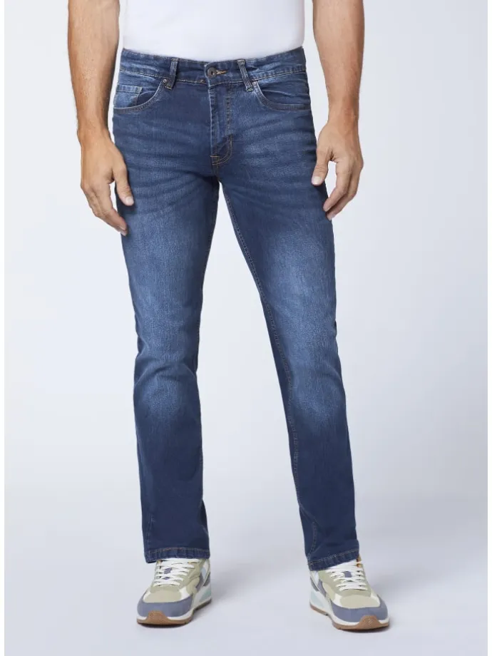 Jeans im 5-Pocket-Design in Blau