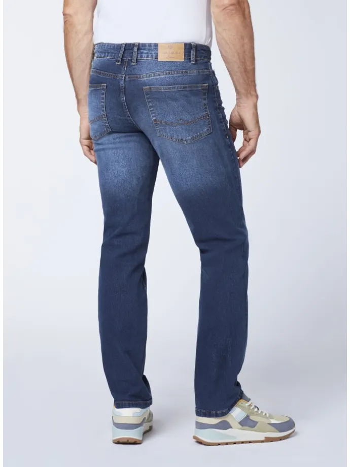 Jeans im 5-Pocket-Design in Blau