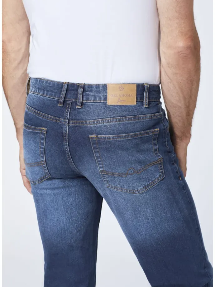 Jeans im 5-Pocket-Design in Blau