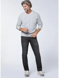 Jeans im 5-Pocket-Stil in Schwarz