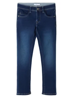 Jeans in Dark Blue Denim