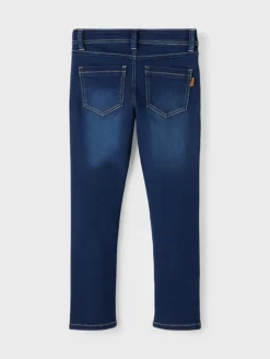 Jeans in Dark Blue Denim