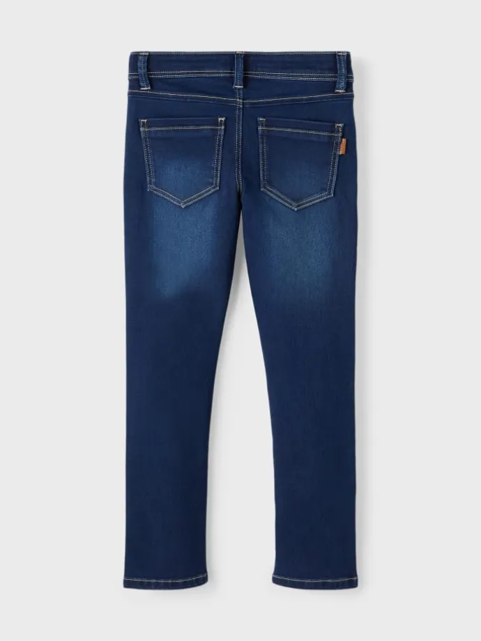 Jeans in Dark Blue Denim
