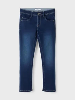 Jeans in Dark Blue Denim