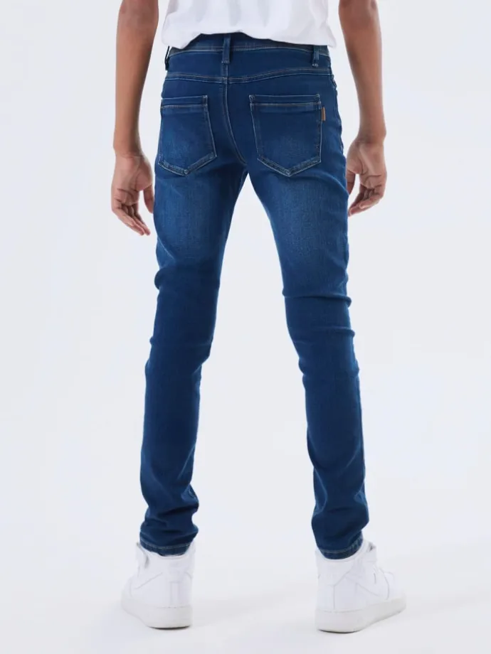 Jeans in Dark Blue Denim