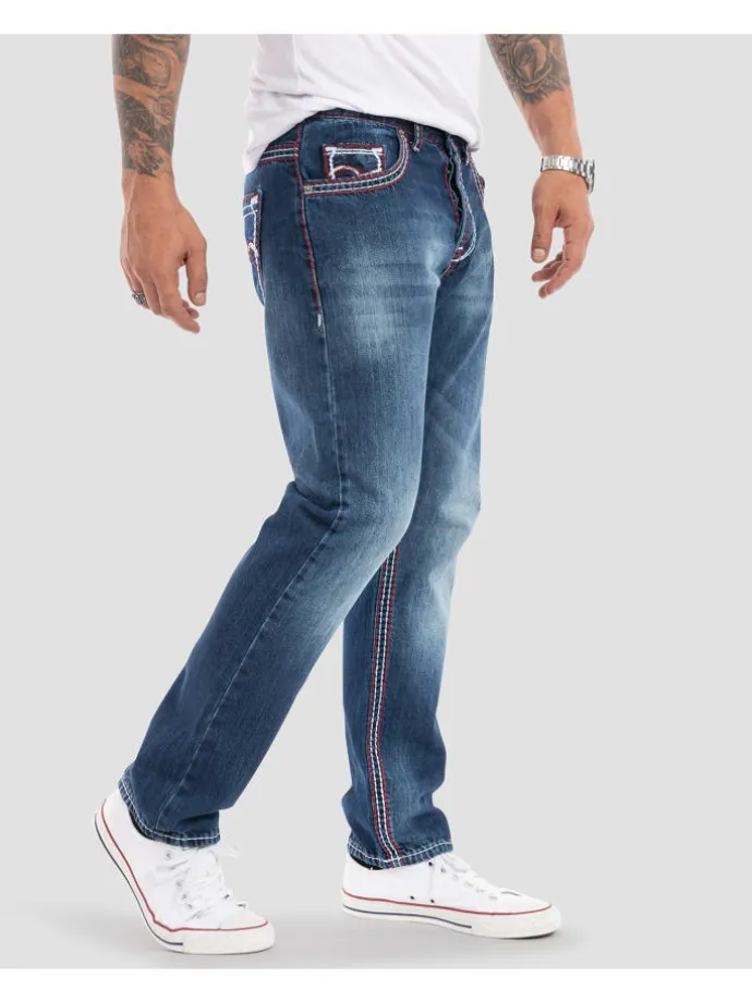 Jeans in Dunkelblau