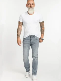 Jeans in Hellgrau