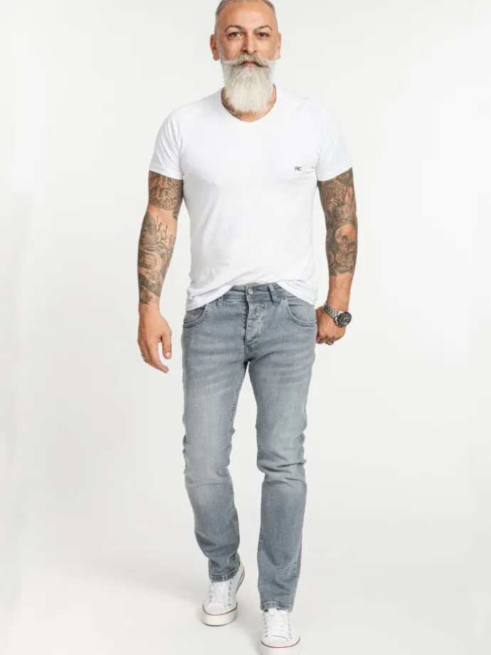 Jeans in Hellgrau
