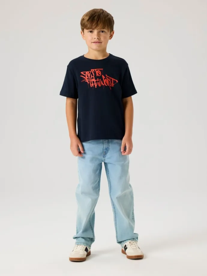 Jeans in Light Blue Denim
