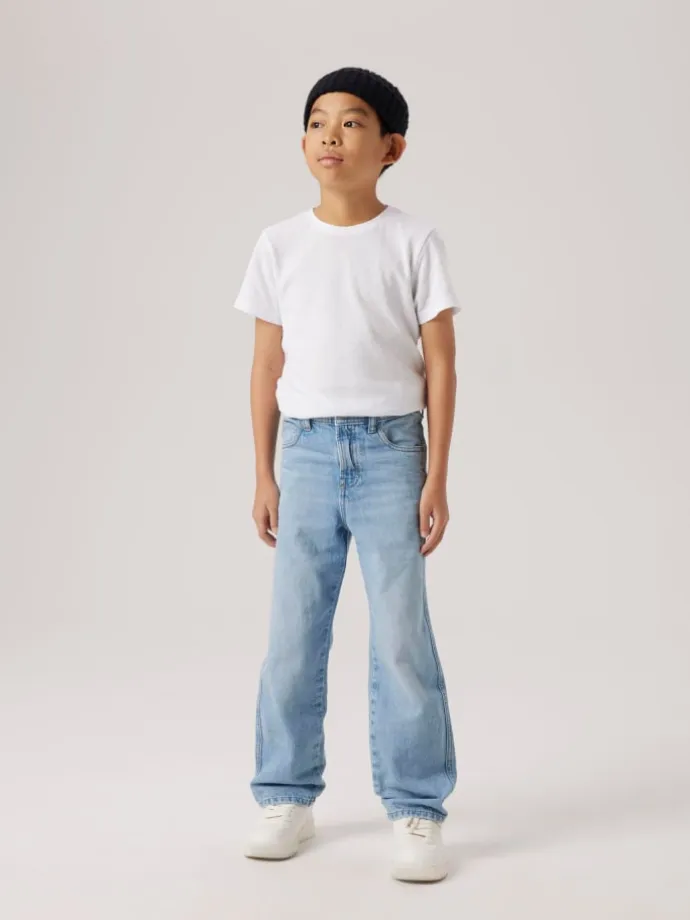 Jeans in Light Blue Denim