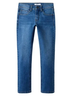 Jeans in Medium Blue Denim