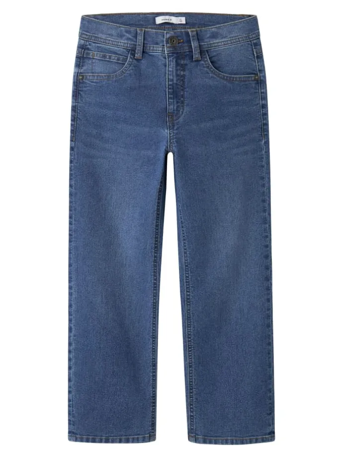 Jeans in Medium Blue Denim