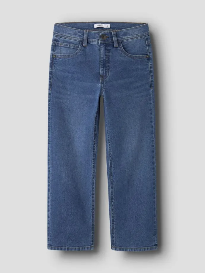 Jeans in Medium Blue Denim