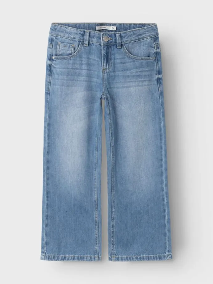Jeans in Medium Blue Denim