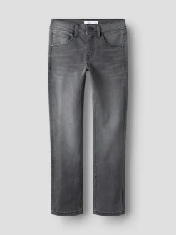 Jeans in Medium Grey Denim
