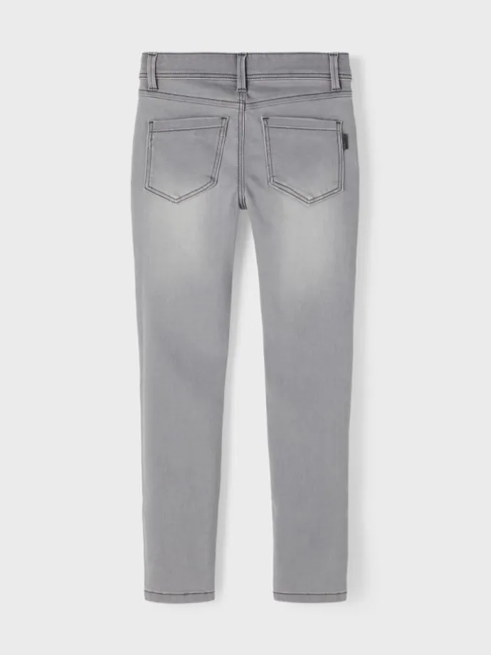 Jeans in Medium Grey Denim