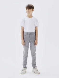Jeans in Medium Grey Denim