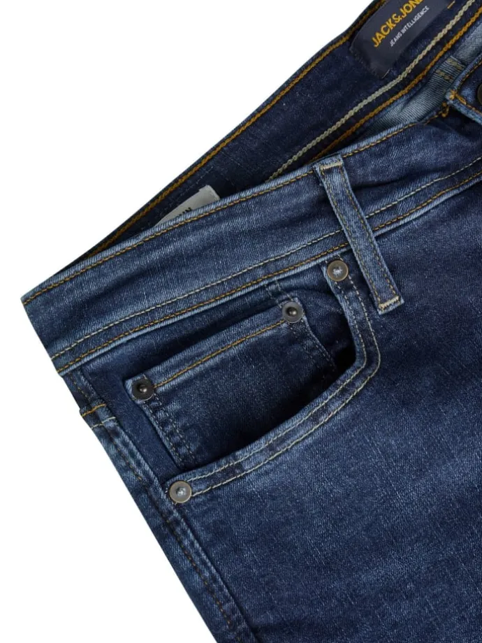 Jeans JJIGLENN slim in Blau