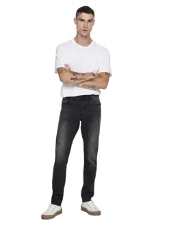 Jeans LOOM slim in Schwarz