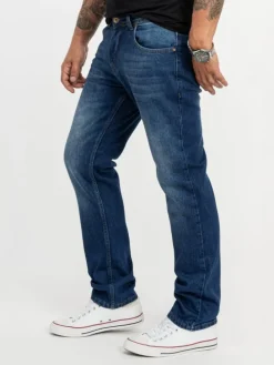 Jeans Straight Leg in Blau