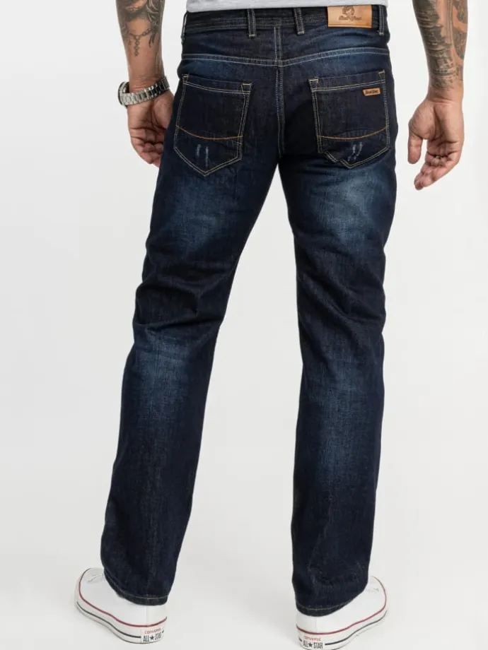 Jeans Straight Leg in Blau