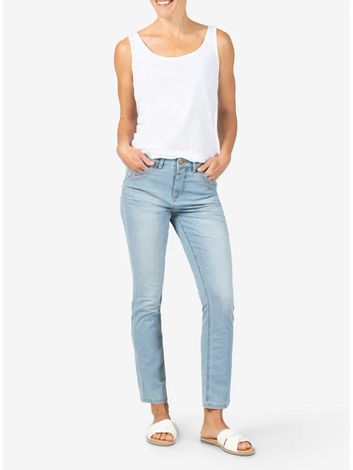 Jeans "Tahila" - Slim fit - in Hellblau
