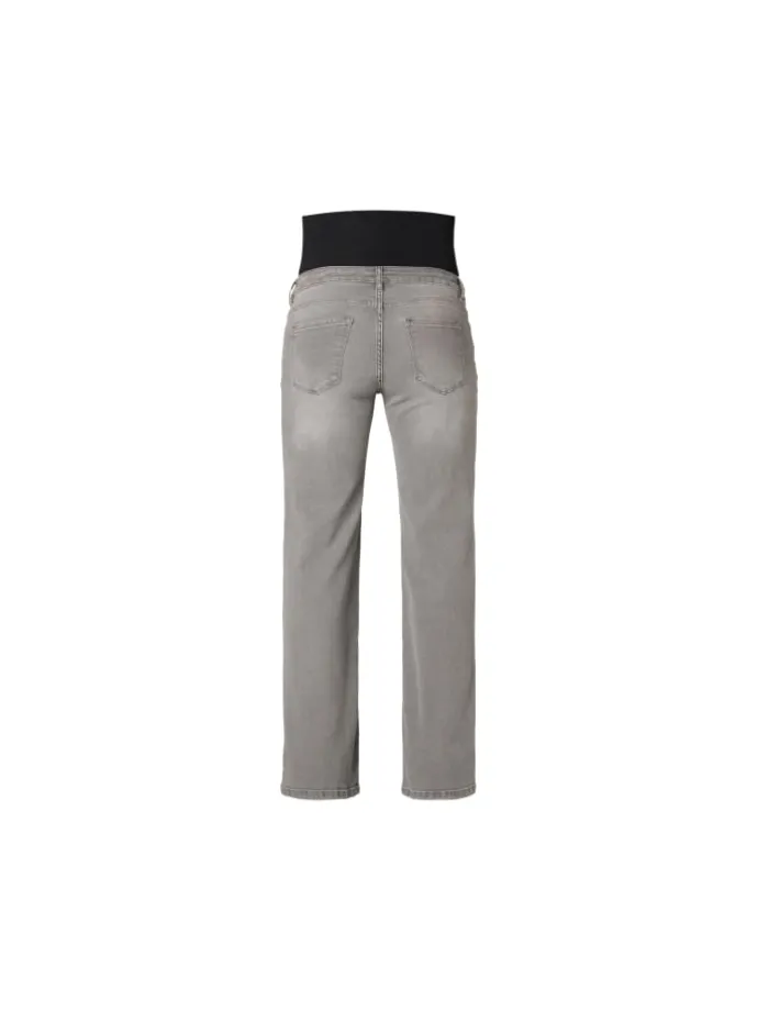 Jeans Weitem Bein Lemi in Grey Denim