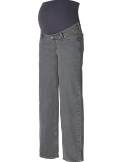 Jeans Weitem Bein Lemi in Grey Denim
