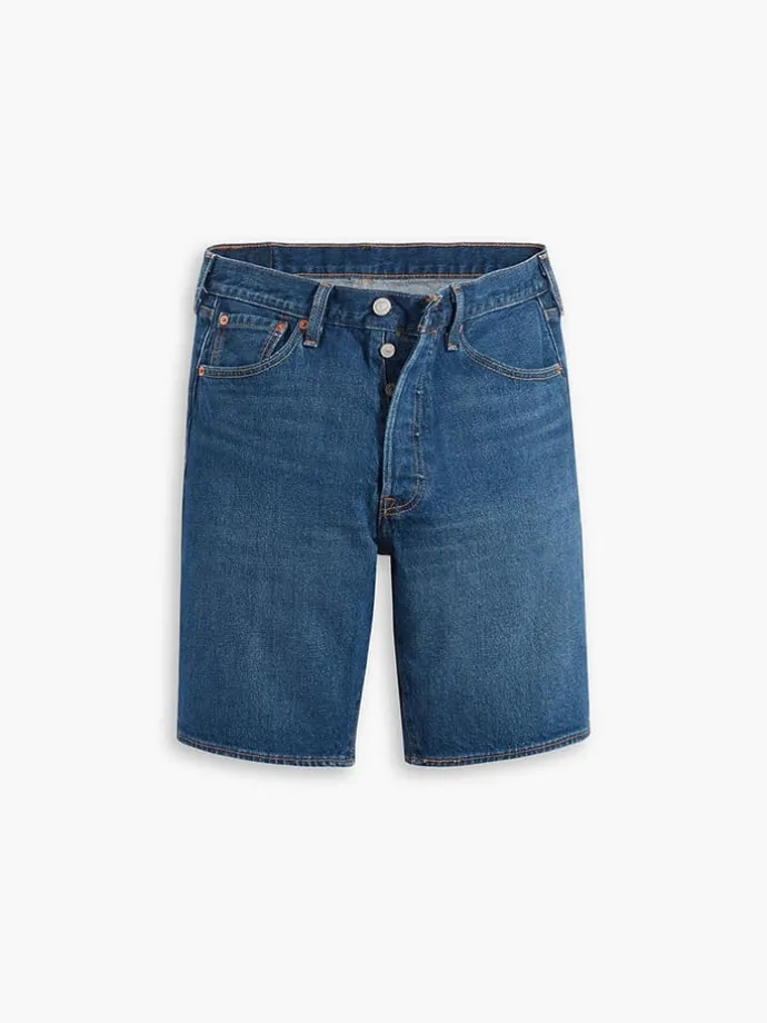 Jeans-Bermudas in Blau